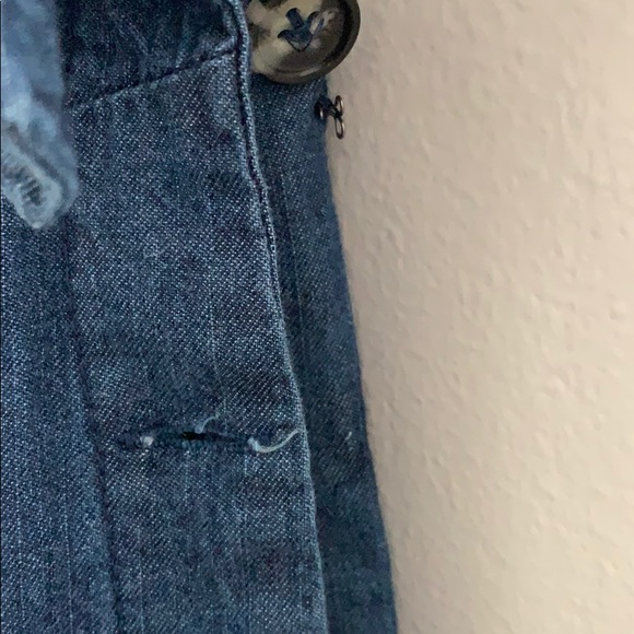 FREE PEOPLE BRITTANY DENIM JUMPSUIT - Picture 5 of 5